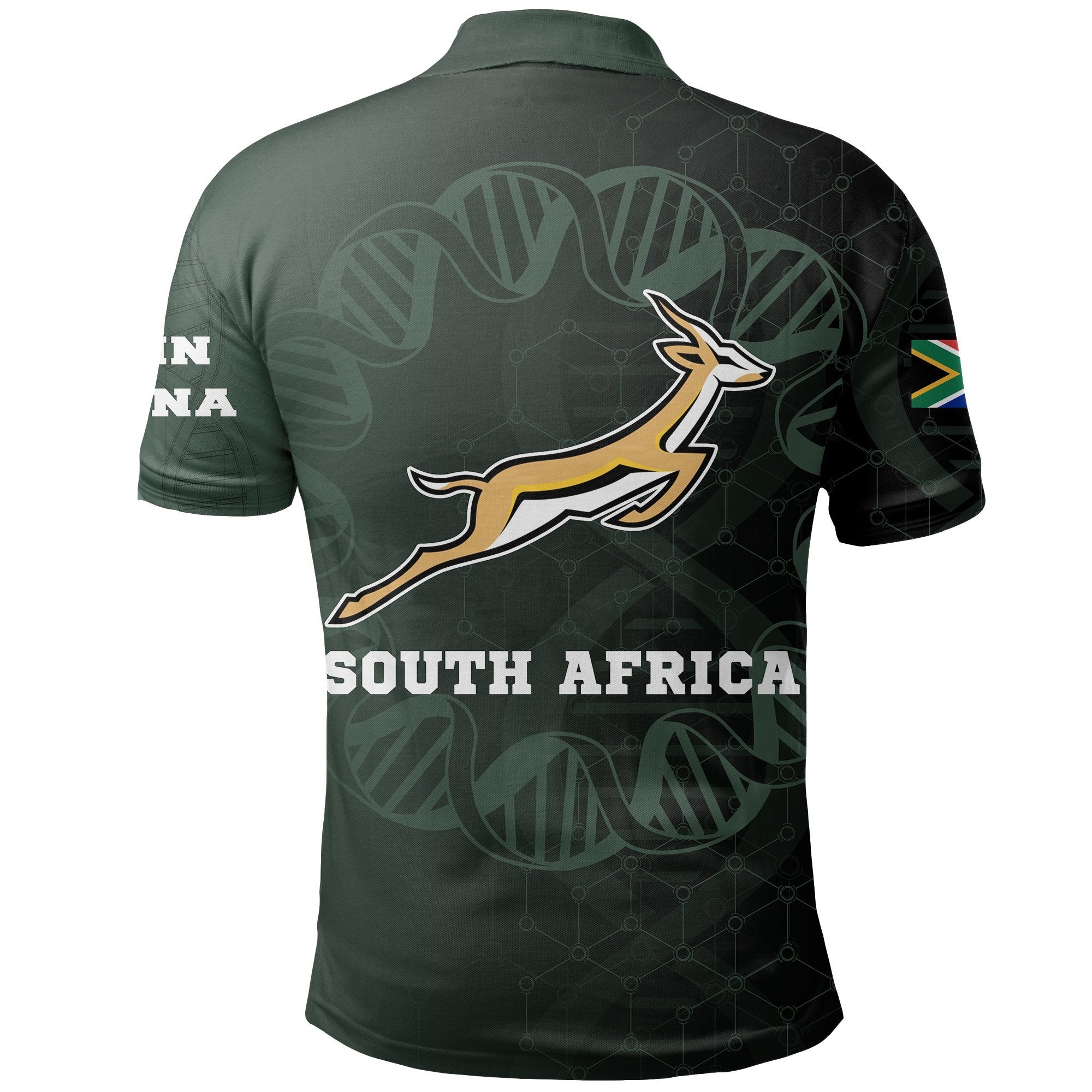 South Africa Springboks DNA Polo Shirt - Vibe Hoodie Shop