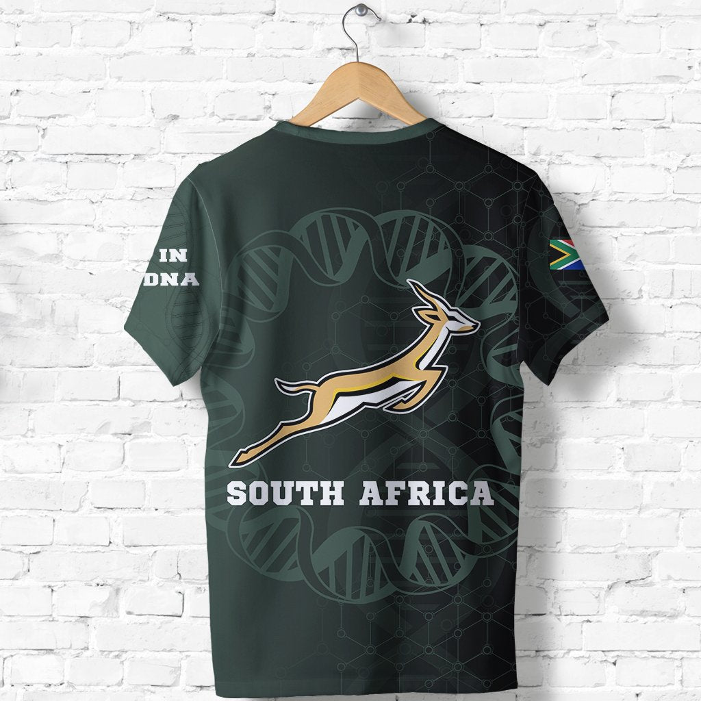 South Africa Springboks DNA T shirt - Vibe Hoodie Shop