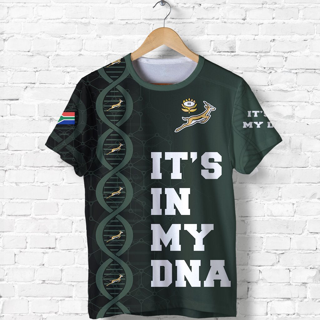 South Africa Springboks DNA T shirt - Vibe Hoodie Shop