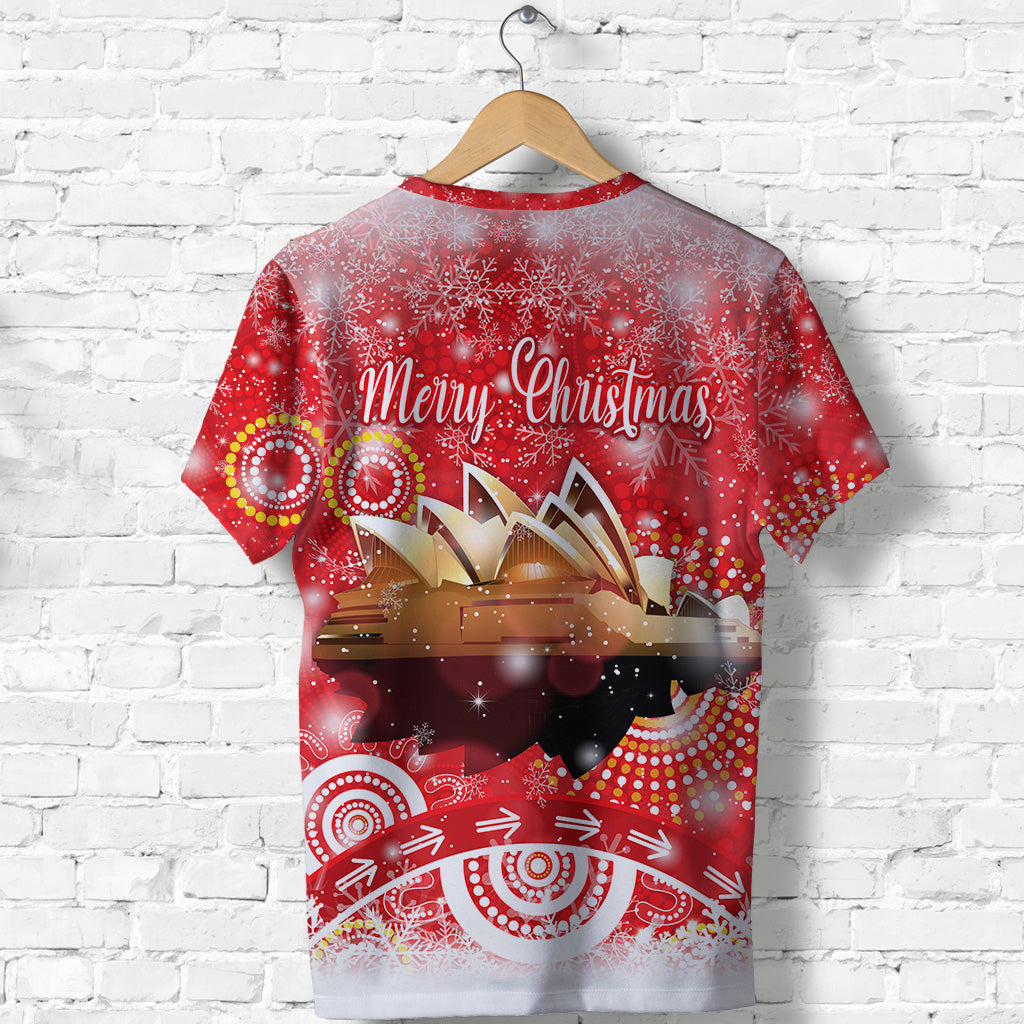 Australia Sydney Opera House Christmas T shirt Original Style - Red - Vibe Hoodie Shop