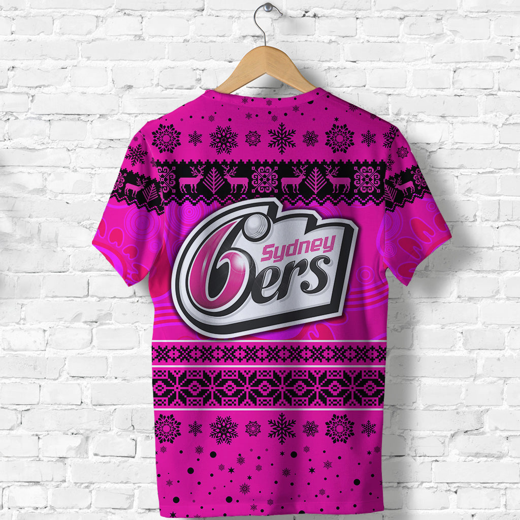Sydney Sixers T shirt Christmas Simple Style - Vibe Hoodie Shop