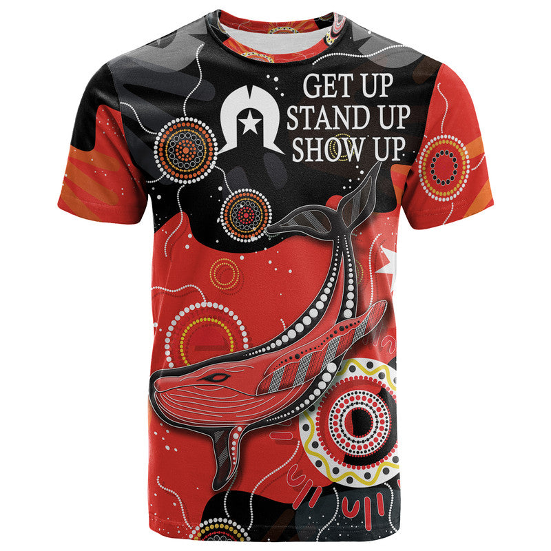 NAIDOC 2022 Week T shirt - Whale Aboriginal Style LT9 - Vibe Hoodie Shop