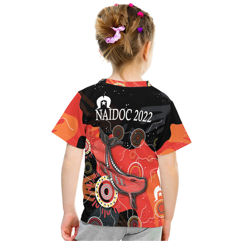 NAIDOC 2022 Week T shirt - Whale Aboriginal Style LT9 - Vibe Hoodie Shop