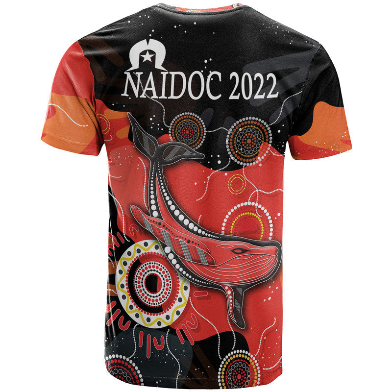 NAIDOC 2022 Week T shirt - Whale Aboriginal Style LT9 - Vibe Hoodie Shop