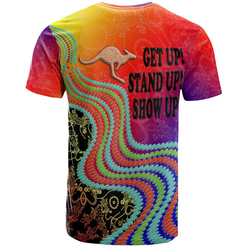 Australian NAIDOC Week 2022 T shirt Indigenous Style LT9 - Vibe Hoodie Shop