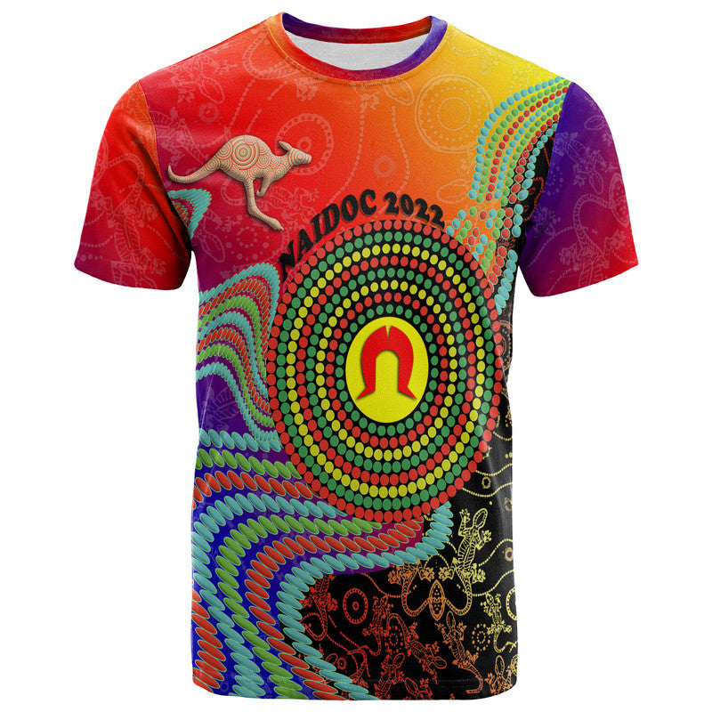 (Custom Personalised) Australian NAIDOC Week 2022 T shirt Indigenous Style LT9 - Vibe Hoodie Shop