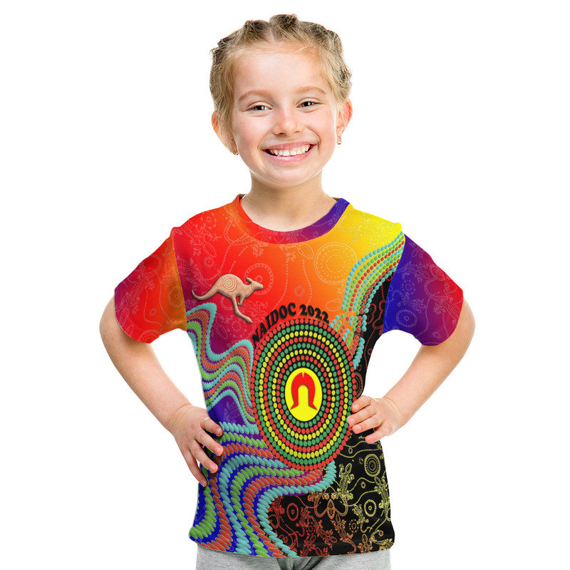Australian NAIDOC Week 2022 T shirt Indigenous Style LT9 - Vibe Hoodie Shop