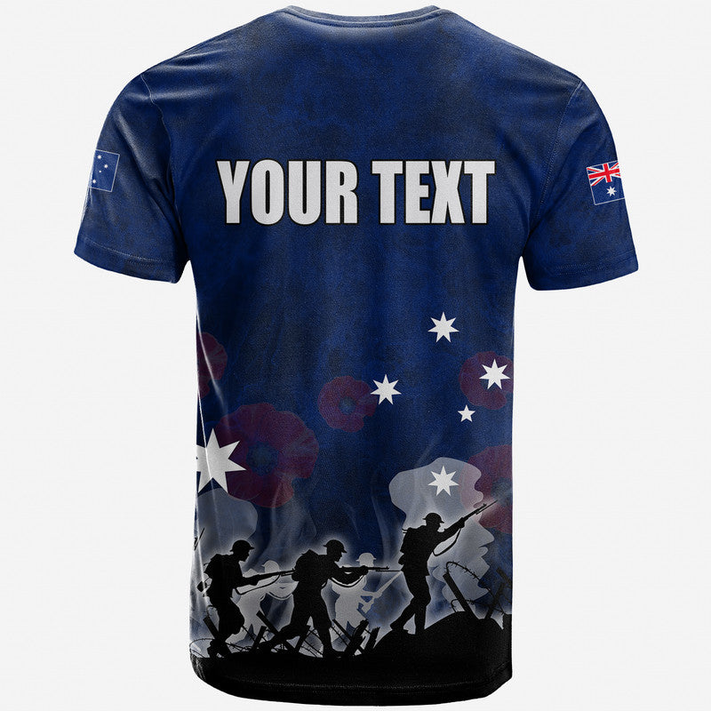 (Custom Personalised) Australia Anzac Day T Shirt Rosemary In Heart - Vibe Hoodie Shop