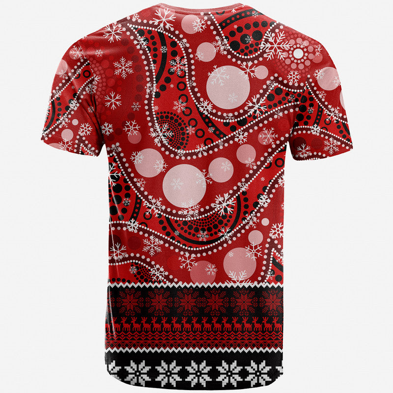 Melbourne Renegades Christmas Mix Aboriginal T Shirt - Vibe Hoodie Shop
