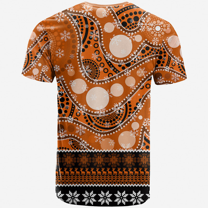 Perth Scorchers Christmas Mix Aboriginal T Shirt - Vibe Hoodie Shop