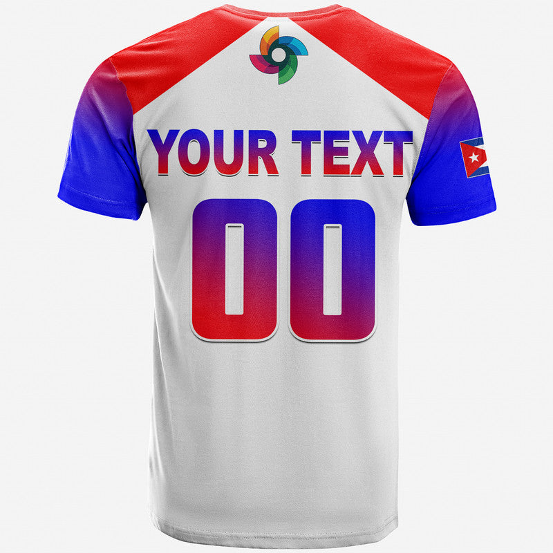(Custom Personalised And Number) Baseball 2023 Cuba T Shirt Red Style - Vibe Hoodie Shop
