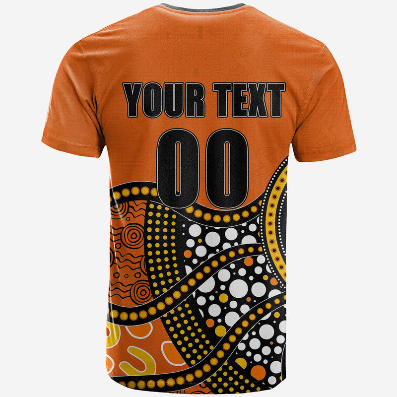 (Custom Personalised) Perth Scorchers T Shirt Aboriginla Mix Patterns Jersey - Vibe Hoodie Shop