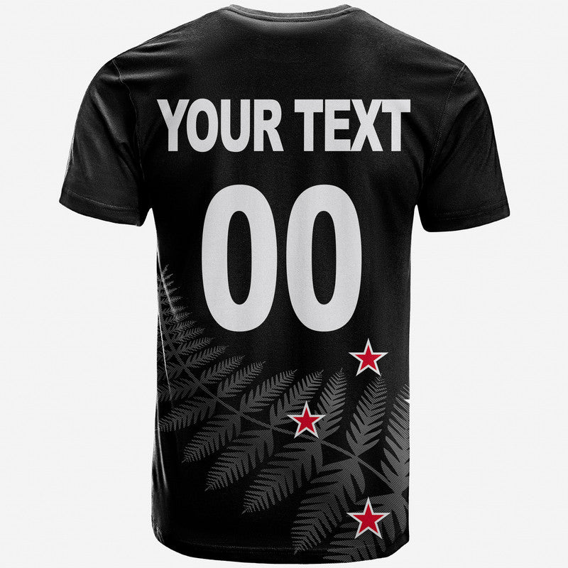 (Custom Personalised And Number) New Zealand Kiwi Ferns Rugby T Shirt Women World Cup 2022 - Vibe Hoodie Shop