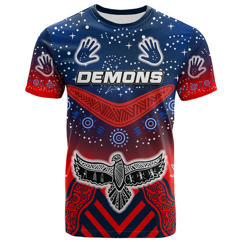 (Custom Personalised) Melbourne Demons T shirt 2022 - Vibe Hoodie Shop