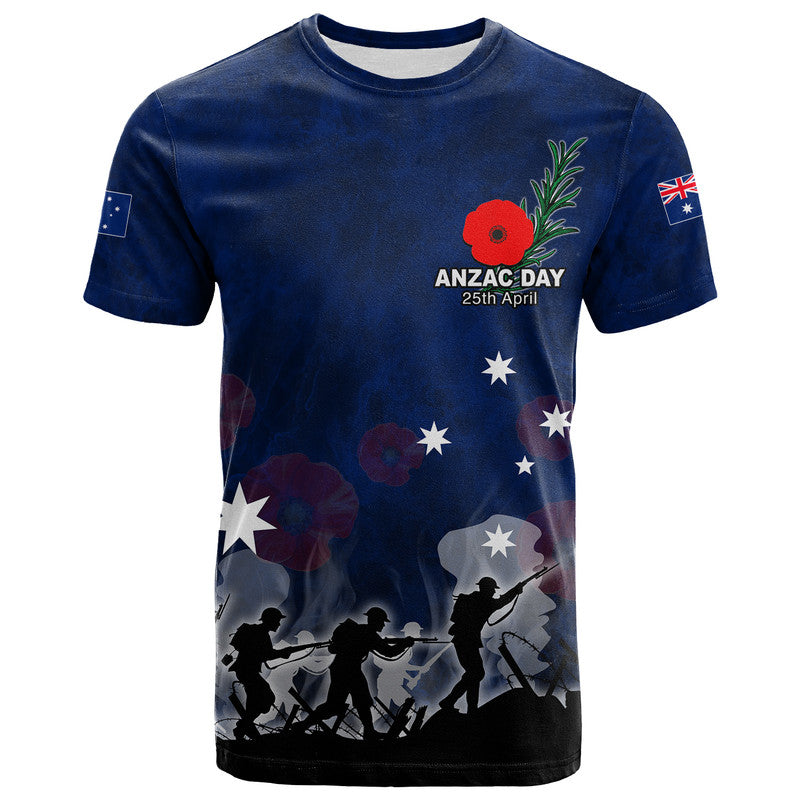 (Custom Personalised) Australia Anzac Day T Shirt Rosemary In Heart - Vibe Hoodie Shop