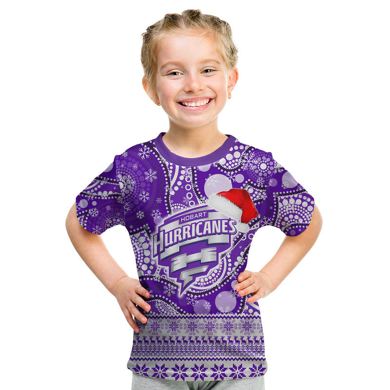 Hobart Hurricanes Christmas Mix Aboriginal T Shirt - Vibe Hoodie Shop