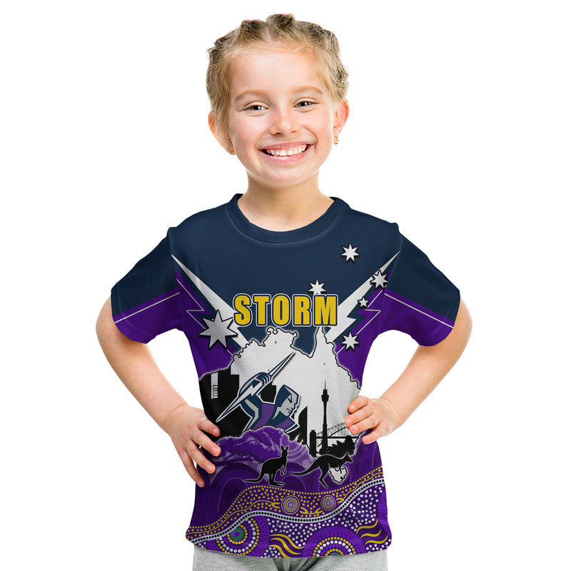 (Custom Personalised) Storm Rugby T Shirt Australia Day Style - Vibe Hoodie Shop