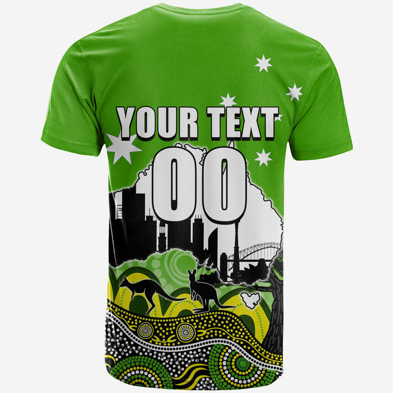 (Custom Personalised And Number) Happy Australia Day- Sydney Thunder T Shirt - Vibe Hoodie Shop