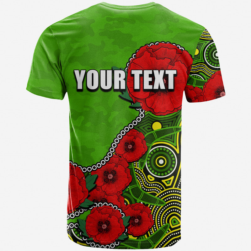 (Custom Personalised) Anzac Day-Sydney Thunder Army Mix Aboriginal T Shirt - Vibe Hoodie Shop