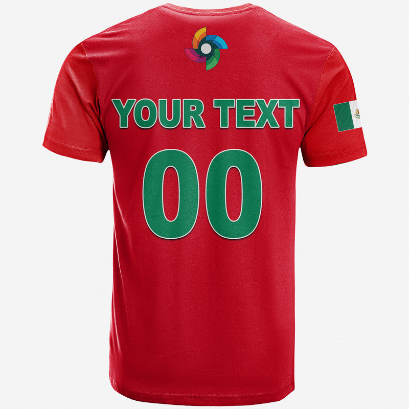 (Custom Personalised And Number) Baseball 2023 Mexico T Shirt Red Style - Vibe Hoodie Shop