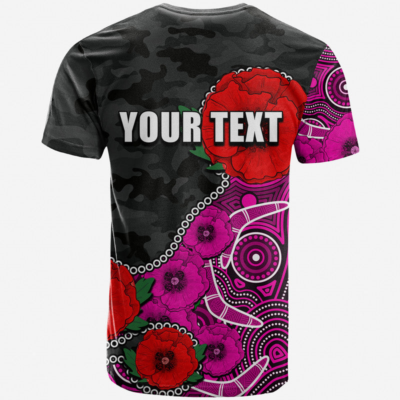 (Custom Personalised) Anzac Day-Sydney Sixers Army Mix Aboriginal T Shirt - Vibe Hoodie Shop