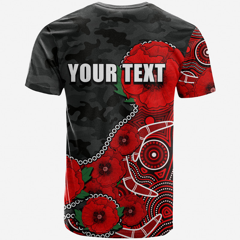 (Custom Personalised) Anzac Day-Renegades Army Mix Aboriginal T Shirt - Vibe Hoodie Shop