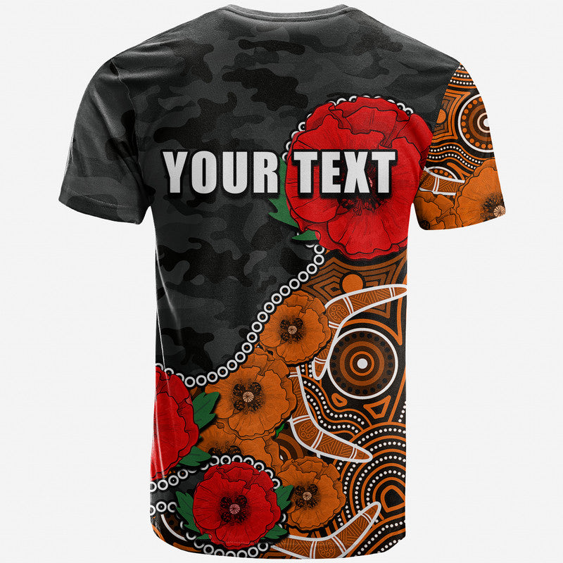 (Custom Personalised) Anzac Day-Perth Scorchers Army Mix Aboriginal T Shirt - Vibe Hoodie Shop