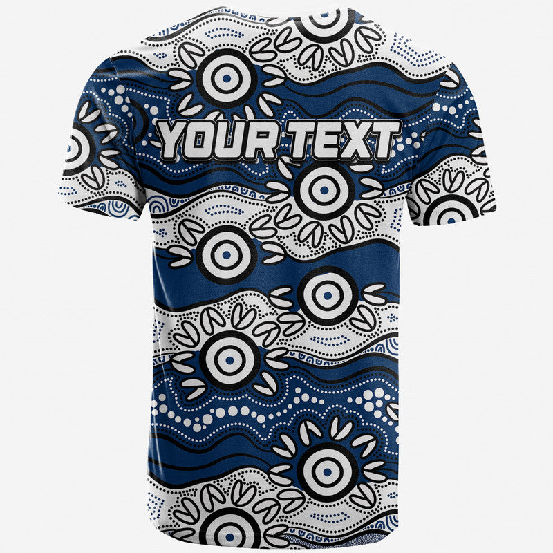 (Custom Personalised) Geelong Cats T Shirt Aboriginal Version - Vibe Hoodie Shop
