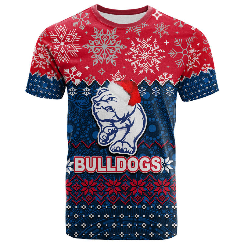 Western Bulldogs T Shirt Christmas 2022 - Vibe Hoodie Shop