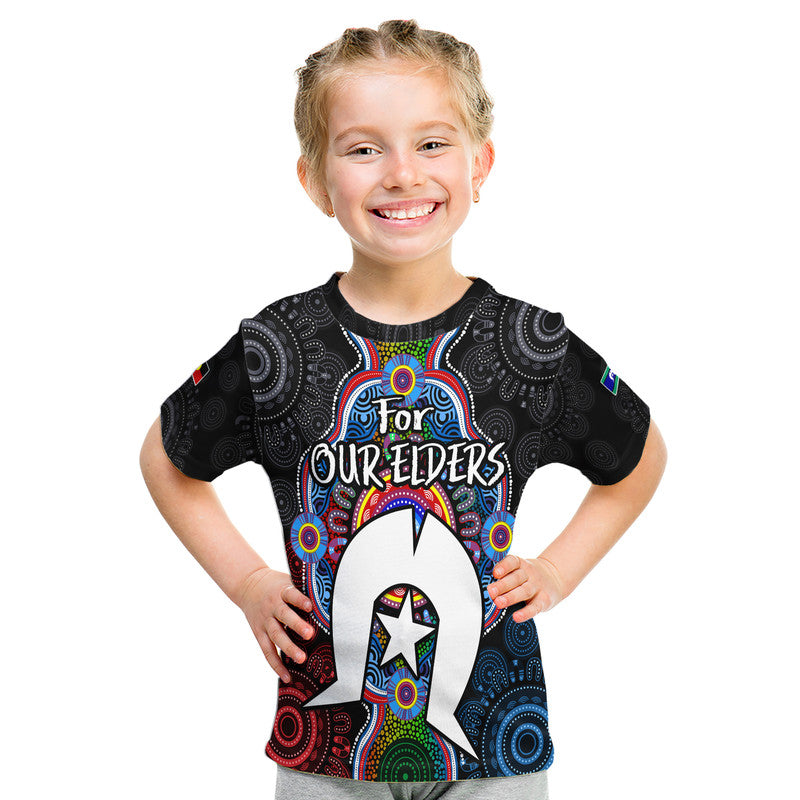 (Custom Text And Number) NAIDOC Week 2023 T Shirt For Our Elders Indigenous LT9 - Vibe Hoodie Shop