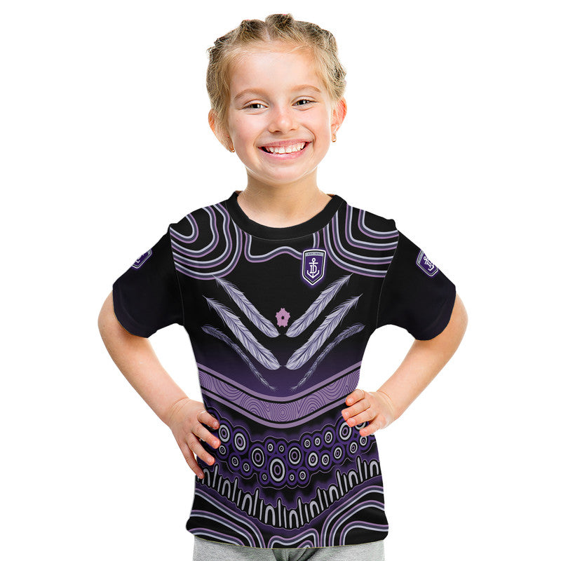 Fremantle Dockers T Shirt Freo Indigenous Style LT9 - Vibe Hoodie Shop