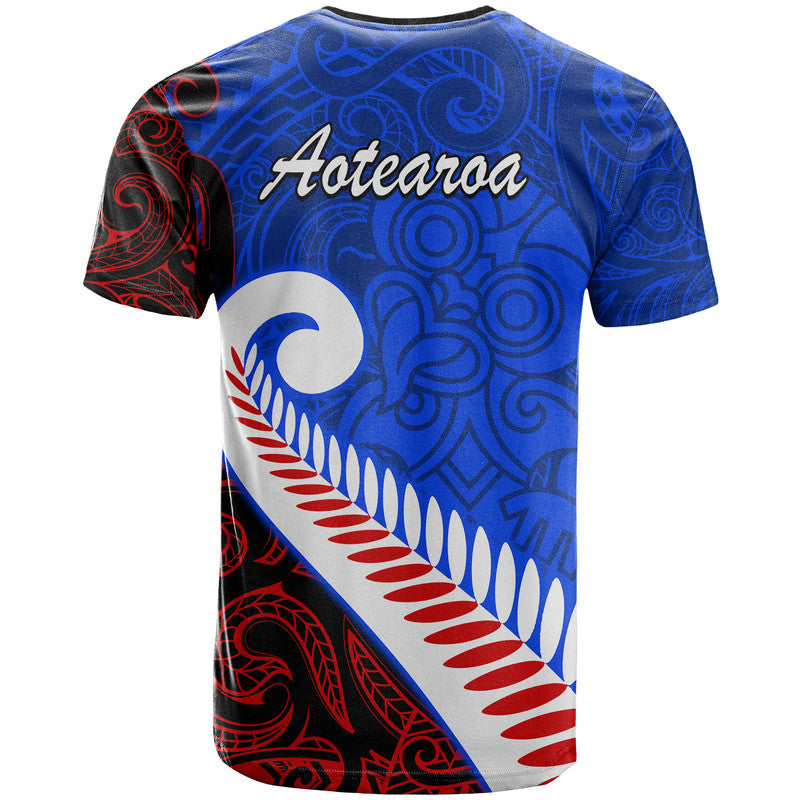 Waitangi Day T Shirt Aotearoa Hei Tiki Silver Fern LT9 - Vibe Hoodie Shop