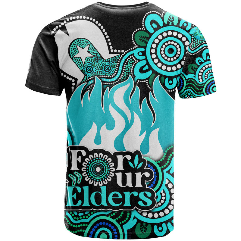 Brisbane Heat Cricket T Shirt NAIDOC Torres Strait For Our Elders LT9 - Vibe Hoodie Shop