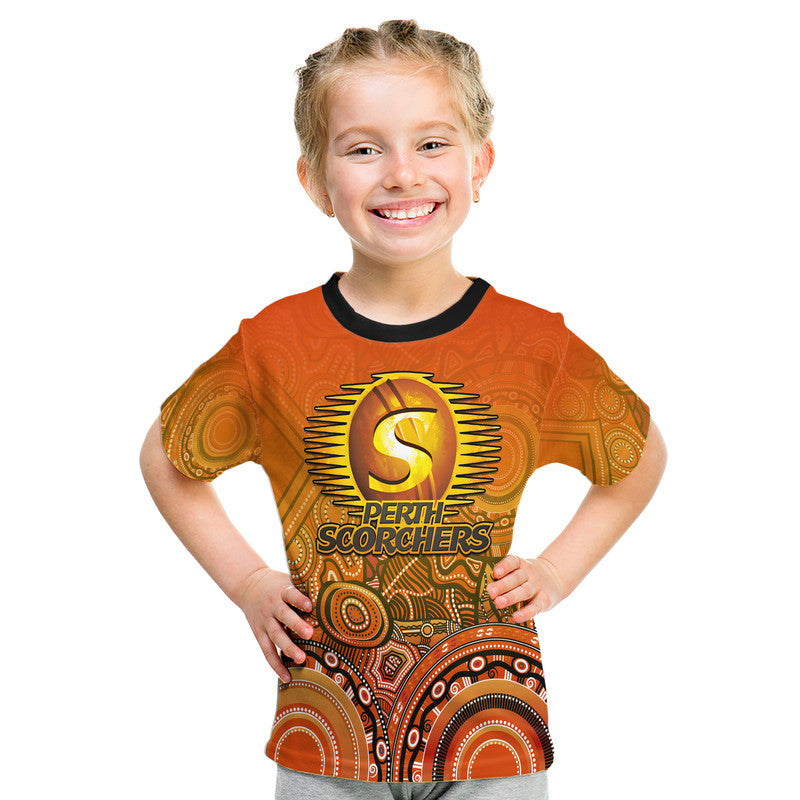 (Custom Personalised) Perth Scorchers Indigenous Aboriginal Arts T Shirt LT9 - Vibe Hoodie Shop