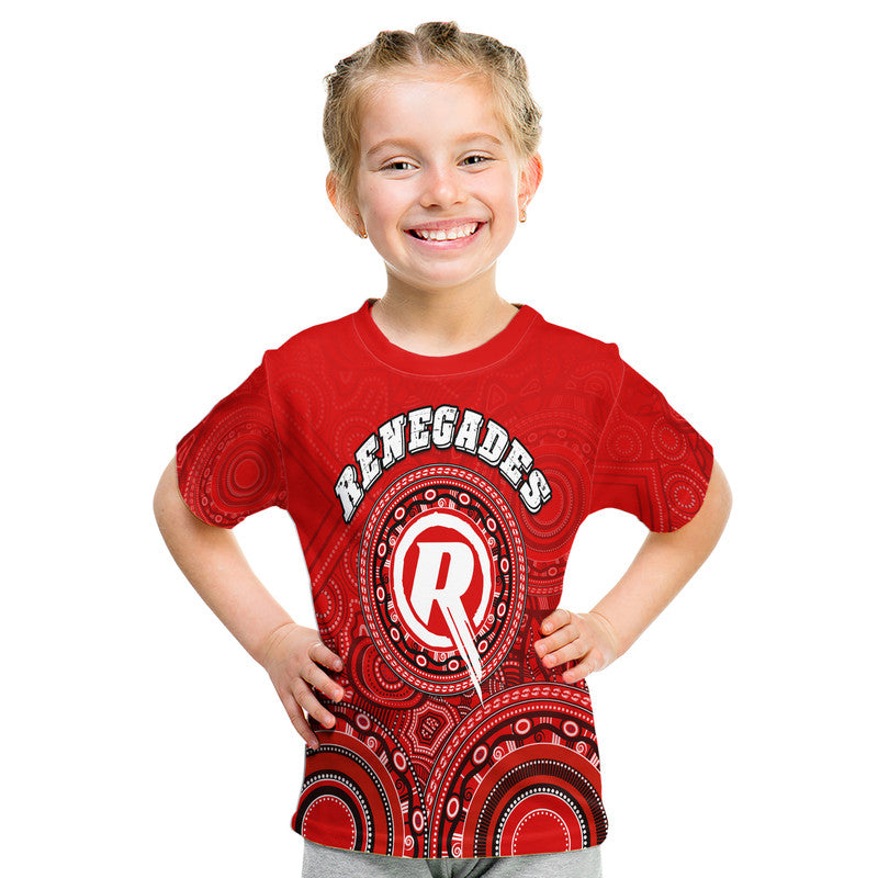 (Custom Personalised) Melbourne Renegades Indigenous Aboriginal Arts T Shirt LT9 - Vibe Hoodie Shop