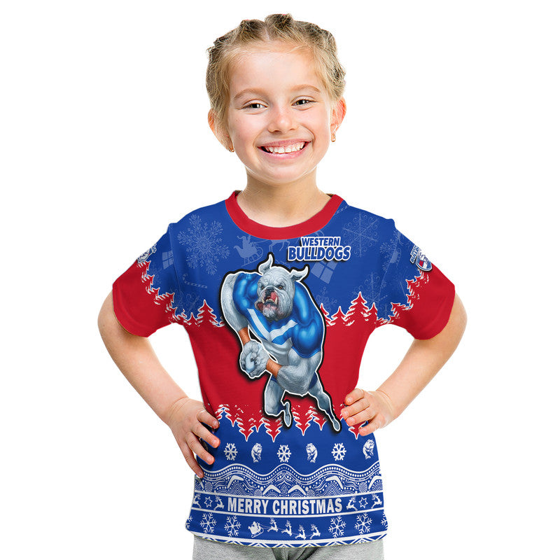 (Custom Personalised And Number) Bulldogs Unique Winter Season T Shirt Dogs Merry Christmas LT9 - Vibe Hoodie Shop