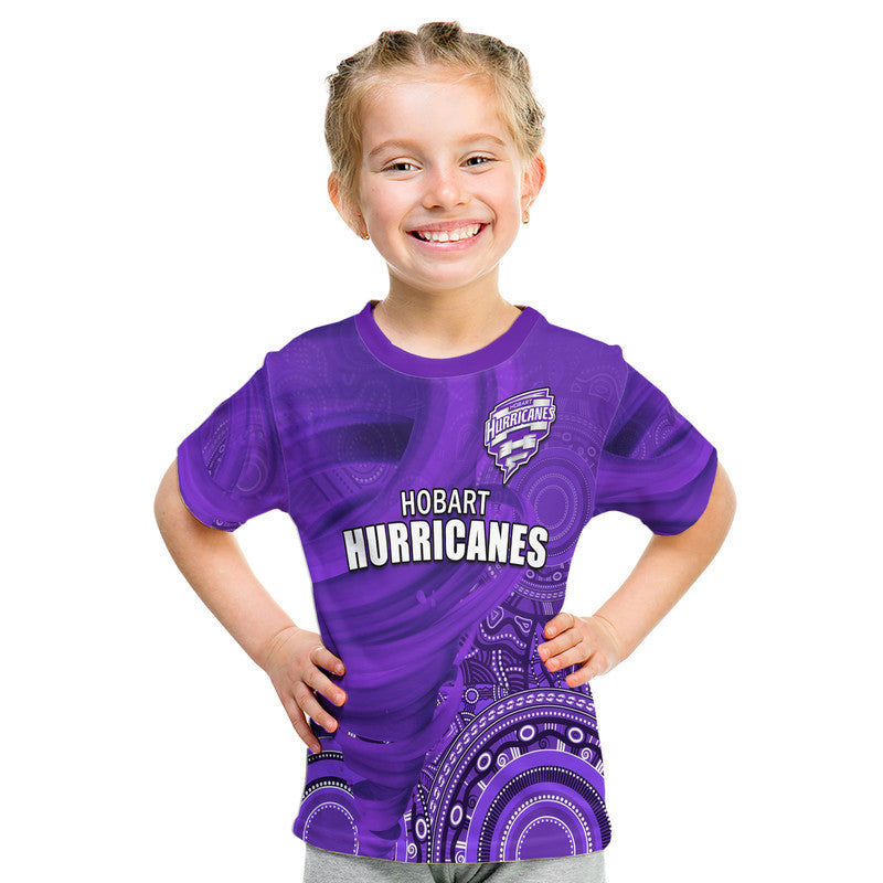 Hobart Hurricanes Indigenous Aboriginal Arts T Shirt LT9 - Vibe Hoodie Shop