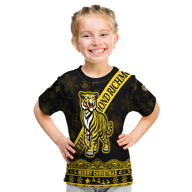 Richmond Tigers Unique Winter Season T Shirt Tigers Merry Christmas LT9 - Vibe Hoodie Shop