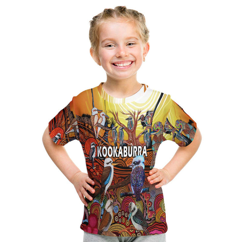 (Custom Personalised) Australia Kookaburra Dreaming Aboriginal Arty Style T Shirt LT9 - Vibe Hoodie Shop