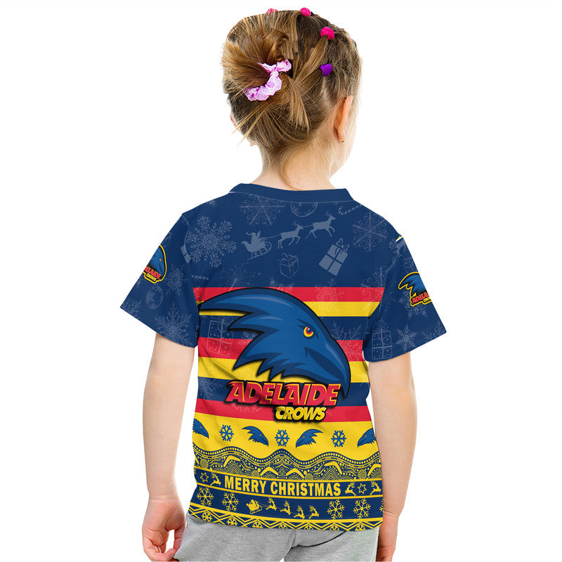 Adelaide Crows Unique Winter Season T Shirt Adelaide Merry Christmas LT9 - Vibe Hoodie Shop