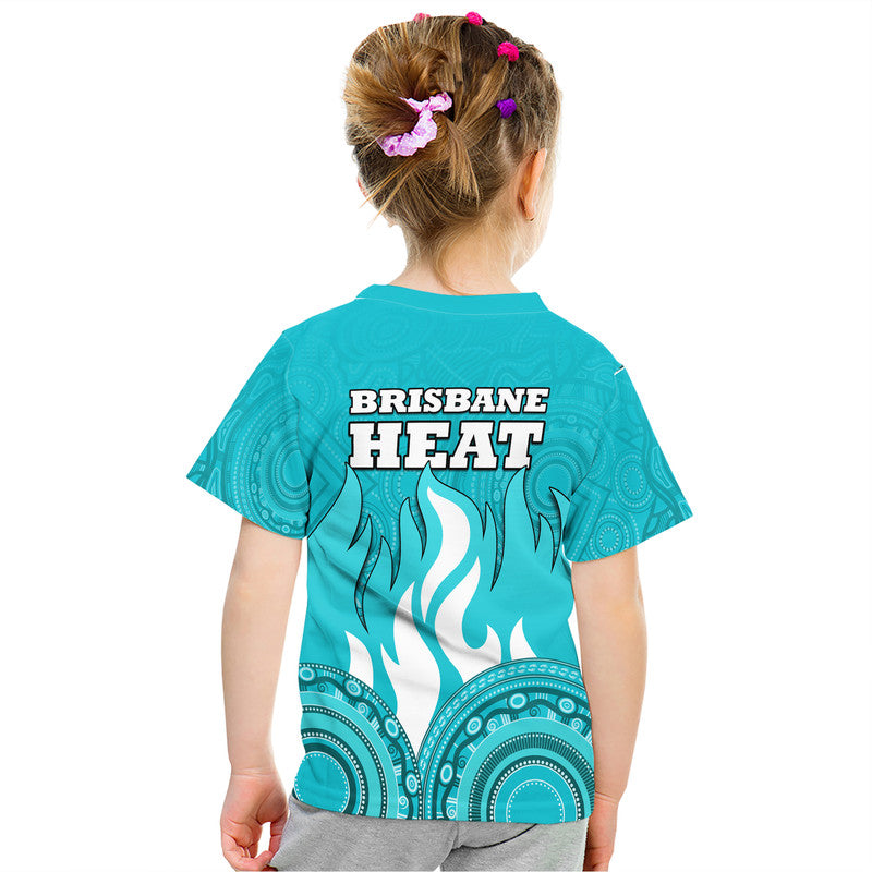 Brisbane Heat Indigenous Aboriginal Arts T Shirt LT9 - Vibe Hoodie Shop