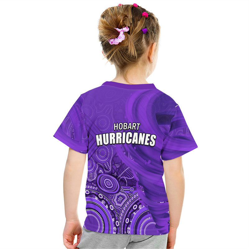 Hobart Hurricanes Indigenous Aboriginal Arts T Shirt LT9 - Vibe Hoodie Shop