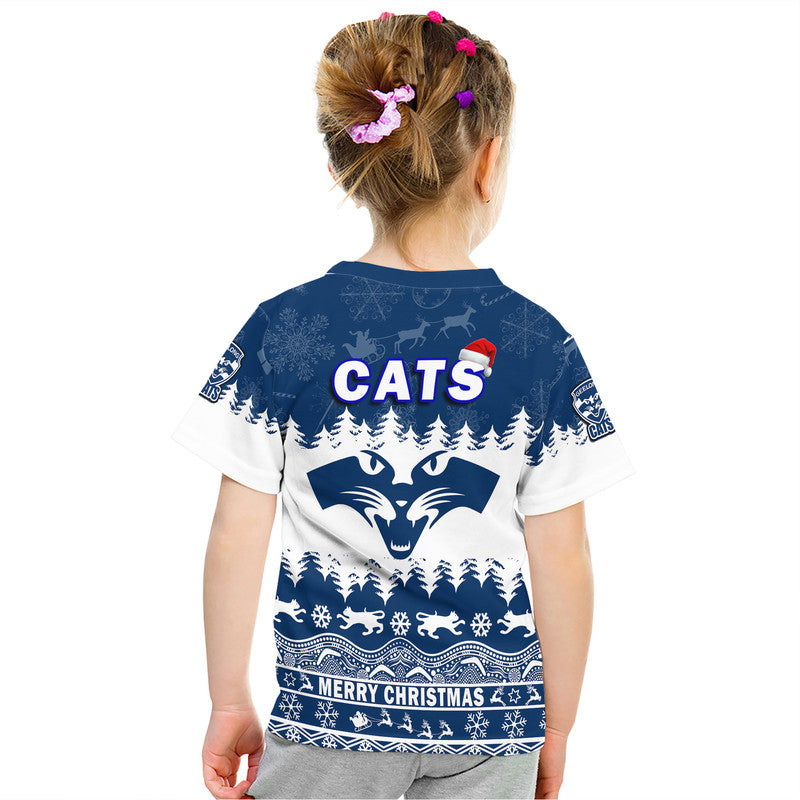 Geelong Cats Unique Winter Season T Shirt Cats Merry Christmas LT9 - Vibe Hoodie Shop
