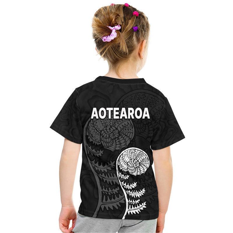 Aotearoa Silver Fern T Shirt LT9 - Vibe Hoodie Shop