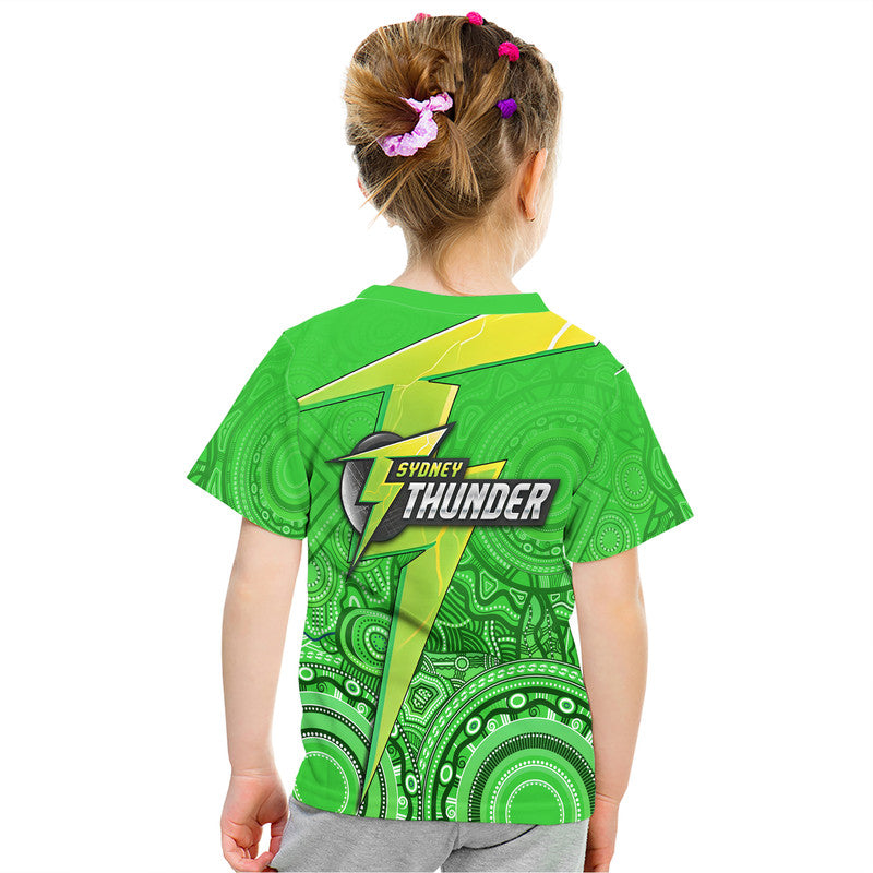 Sydney Thunder Indigenous Aboriginal Arts T Shirt LT9 - Vibe Hoodie Shop