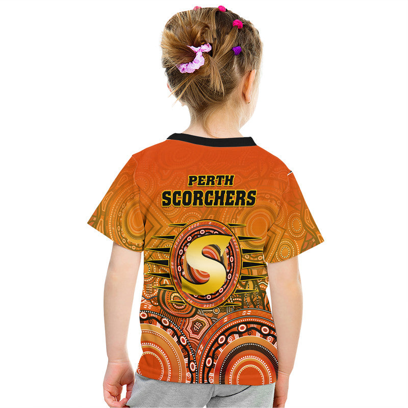 Perth Scorchers Indigenous Aboriginal Arts T Shirt LT9 - Vibe Hoodie Shop