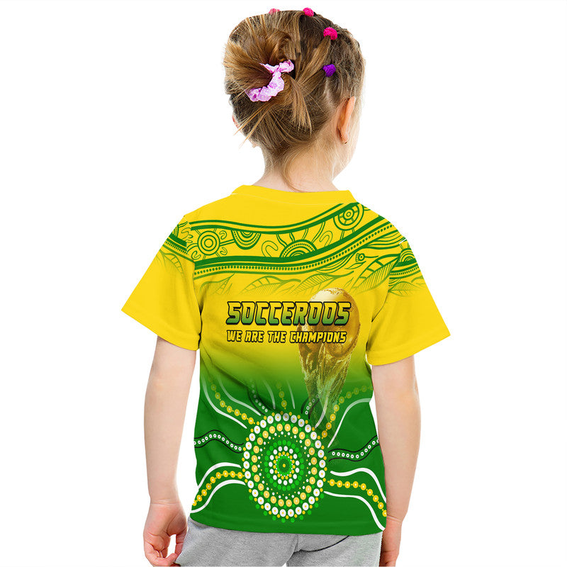 Australia Soccer Socceroos Go Champions T Shirt LT9 - Vibe Hoodie Shop