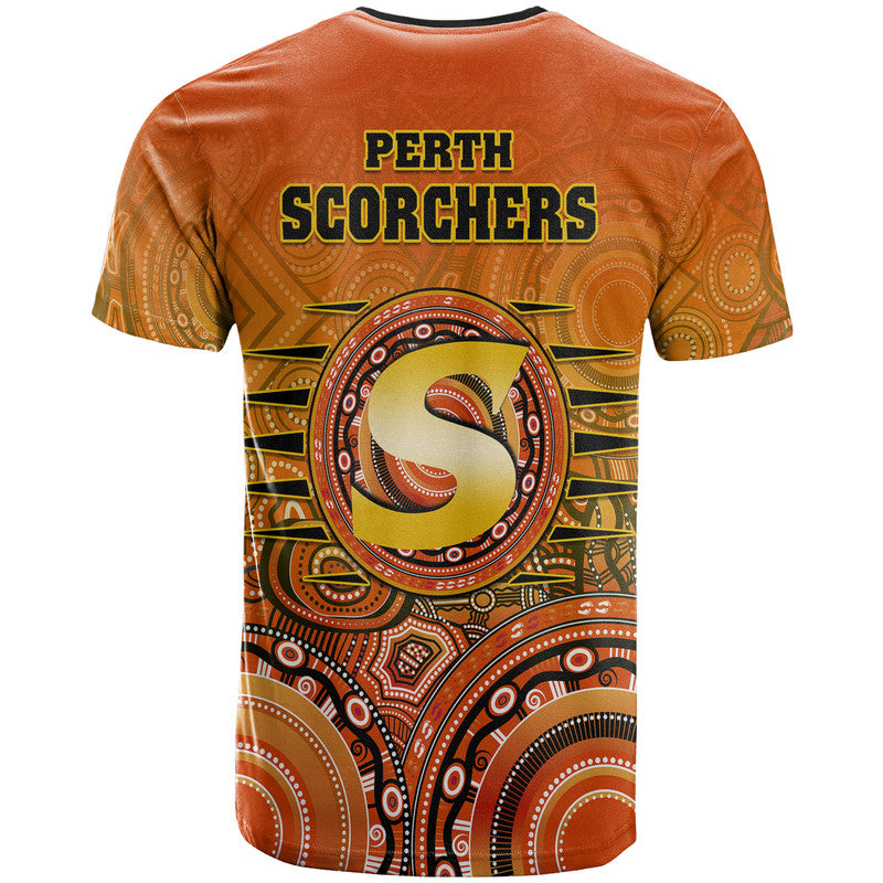 Perth Scorchers Indigenous Aboriginal Arts T Shirt LT9 - Vibe Hoodie Shop