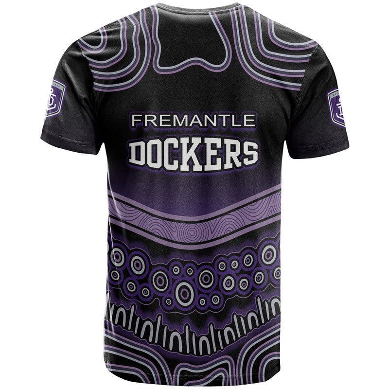Fremantle Dockers T Shirt Freo Indigenous Style LT9 - Vibe Hoodie Shop