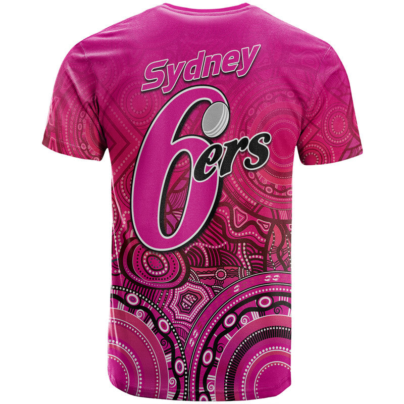 Sydney Sixers Indigenous Aboriginal Arts T Shirt LT9 - Vibe Hoodie Shop
